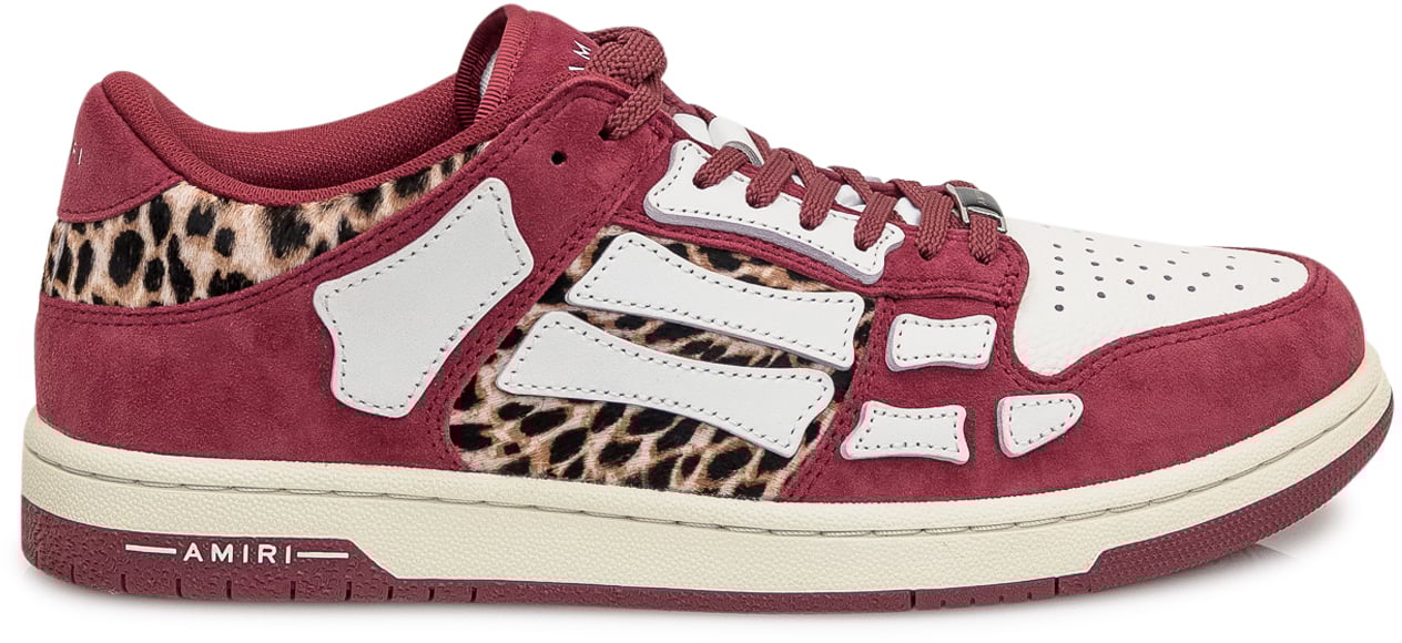 Amiri Sneaker Leopard Skel Top Rood