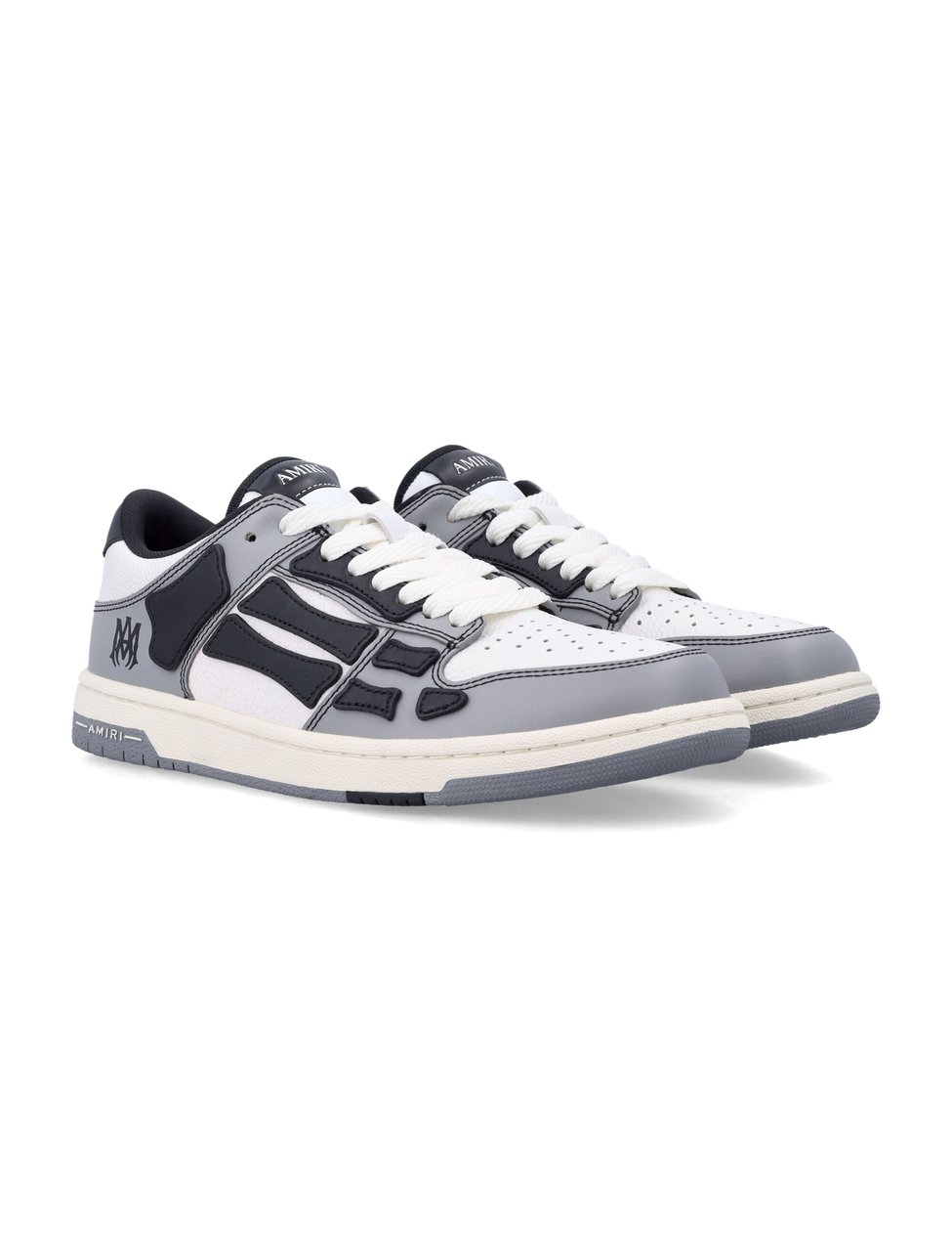 Amiri Amiri Skel Low Top Leather Sneakers Zwart