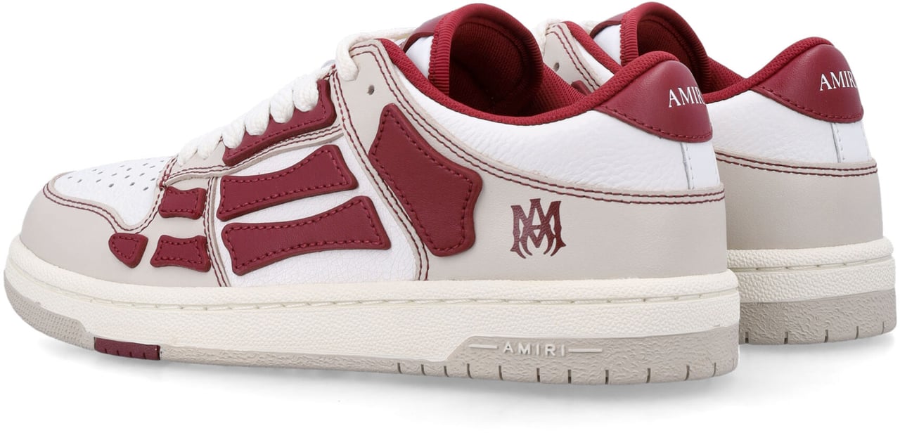 Amiri Varsity Skel Top Low Deep Red Rood