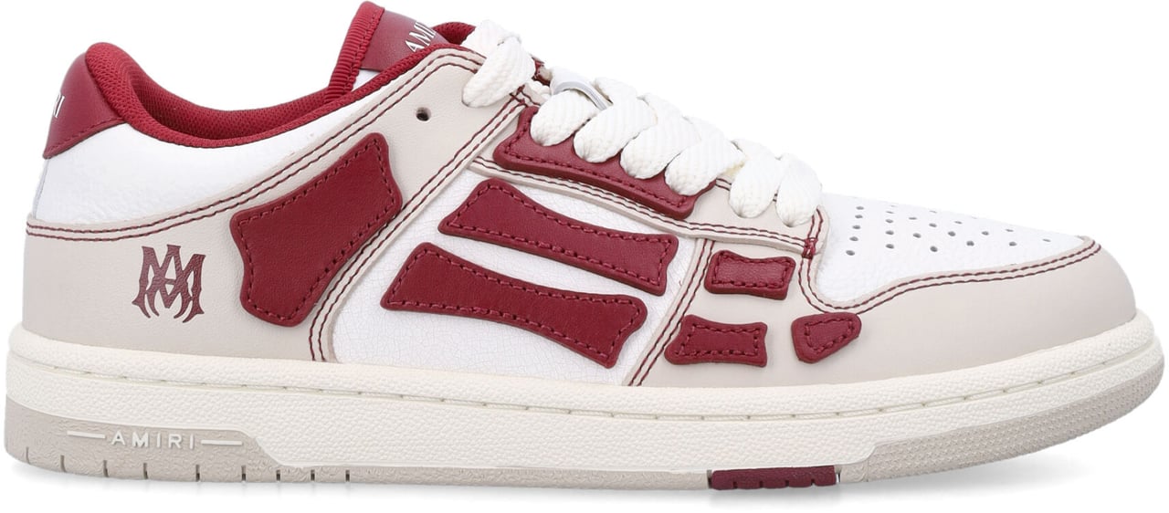 Amiri Varsity Skel Top Low Deep Red Rood