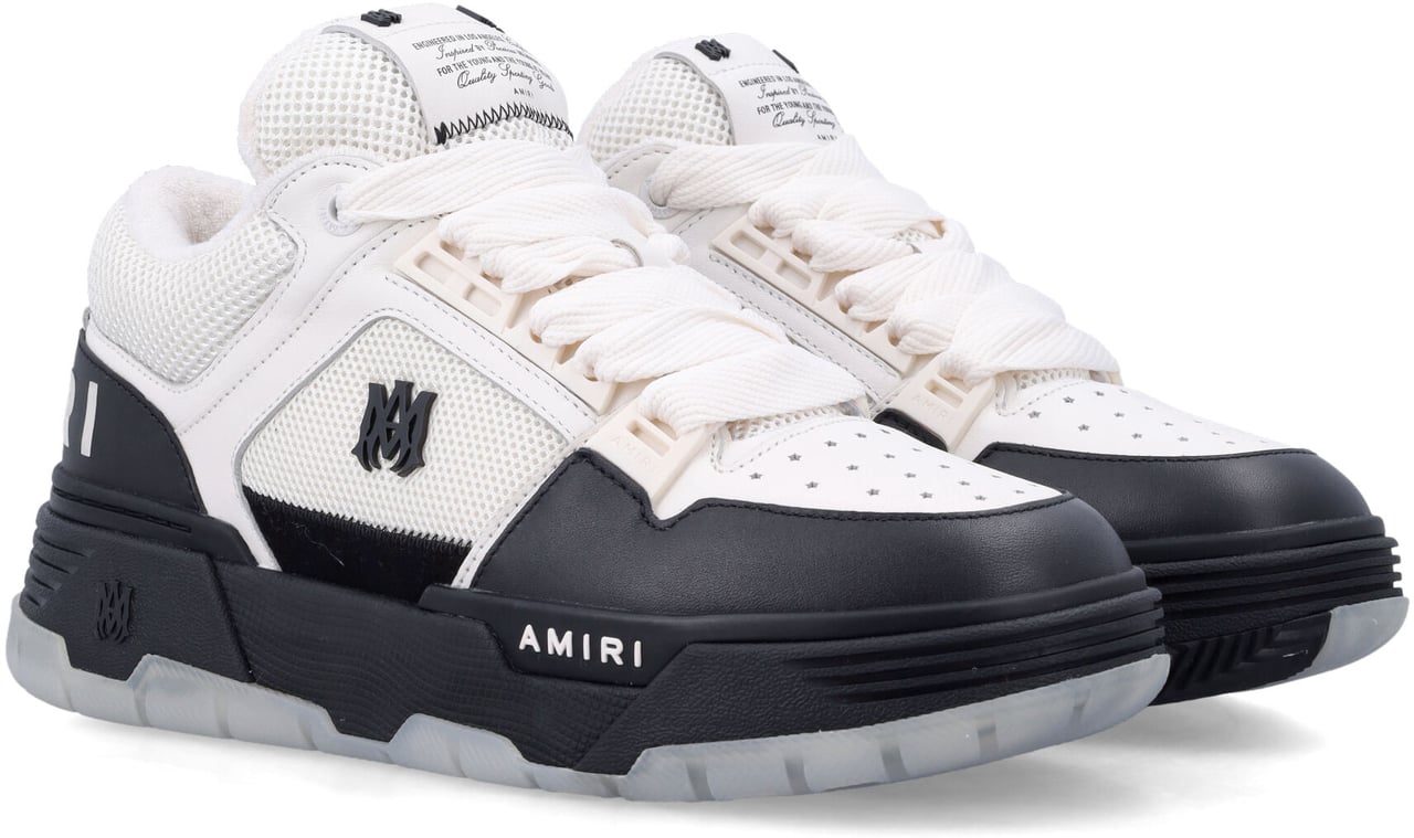 Amiri Amiri MA-1 Leather Mesh Sneakers Zwart