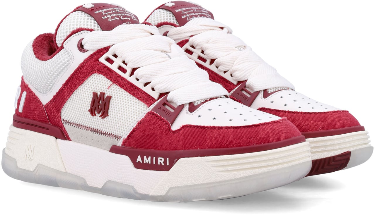 Amiri Ma Quad Ma-1 White Deep Red Rood