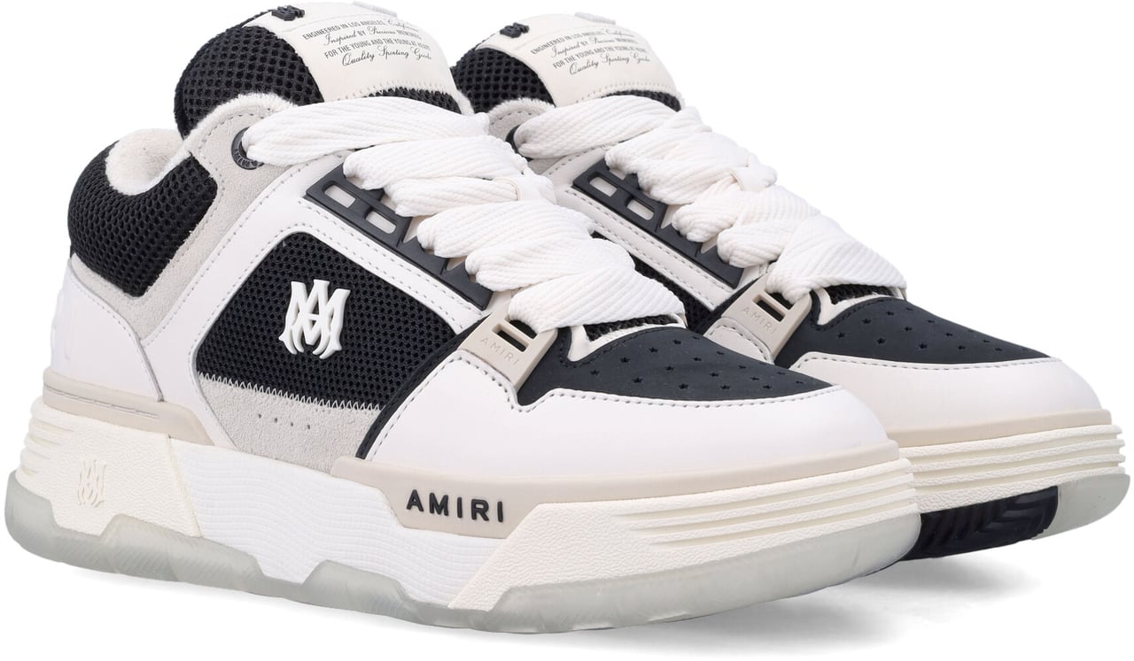 Amiri Amiri MA-1 Leather Mesh Sneakers Zwart
