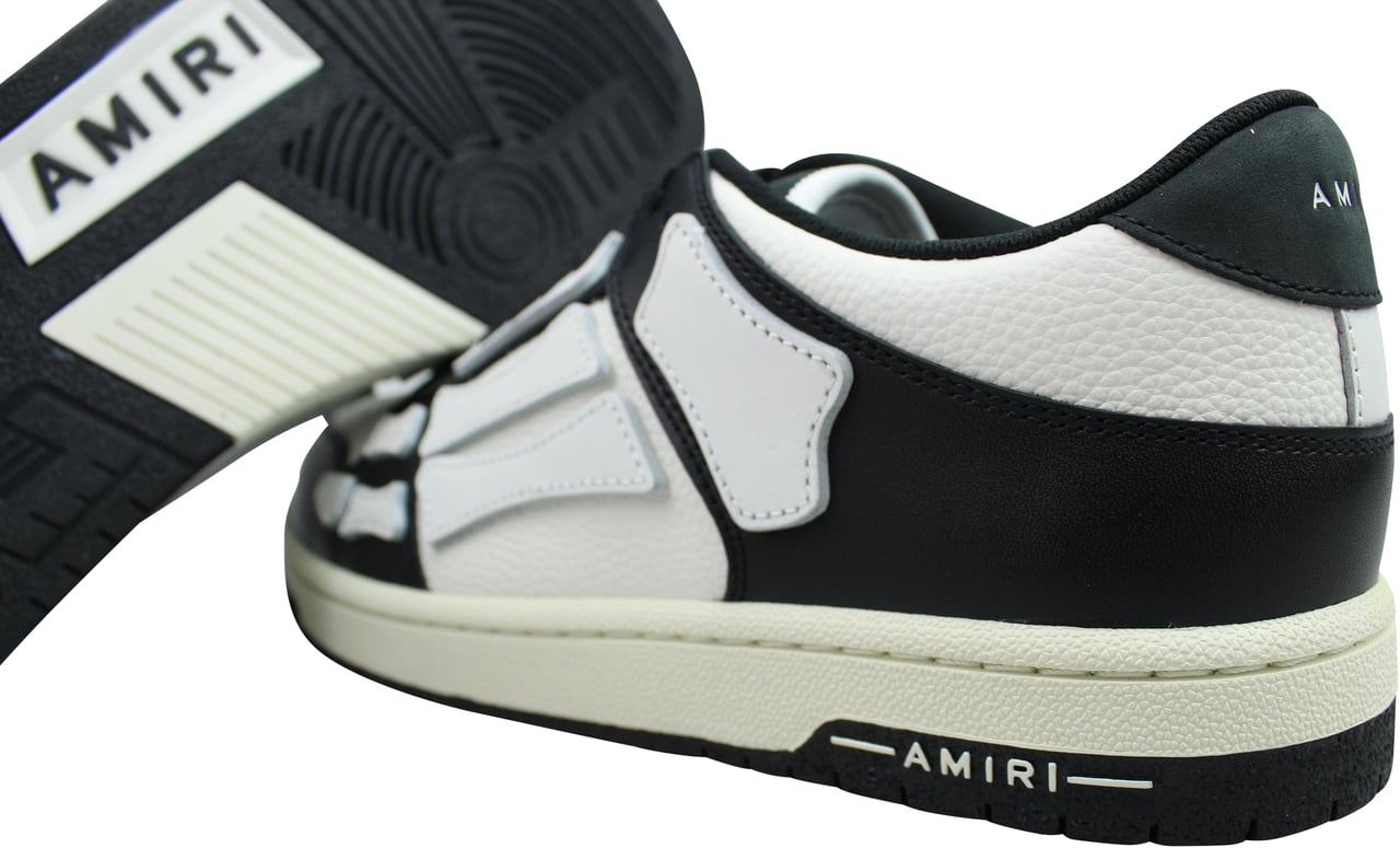 Amiri Amiri Skel Lage Top 'Zwart/wit' Wit