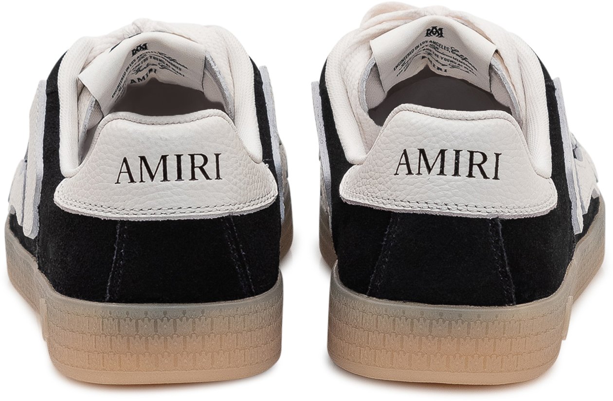Amiri Sneakers Basse con Inserti a Contrasto Pacific Bones Zwart