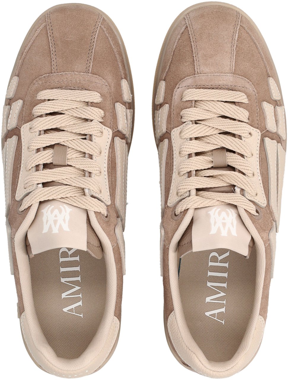 Amiri Amiri Pacific Bones Suede Sneakers Bruin