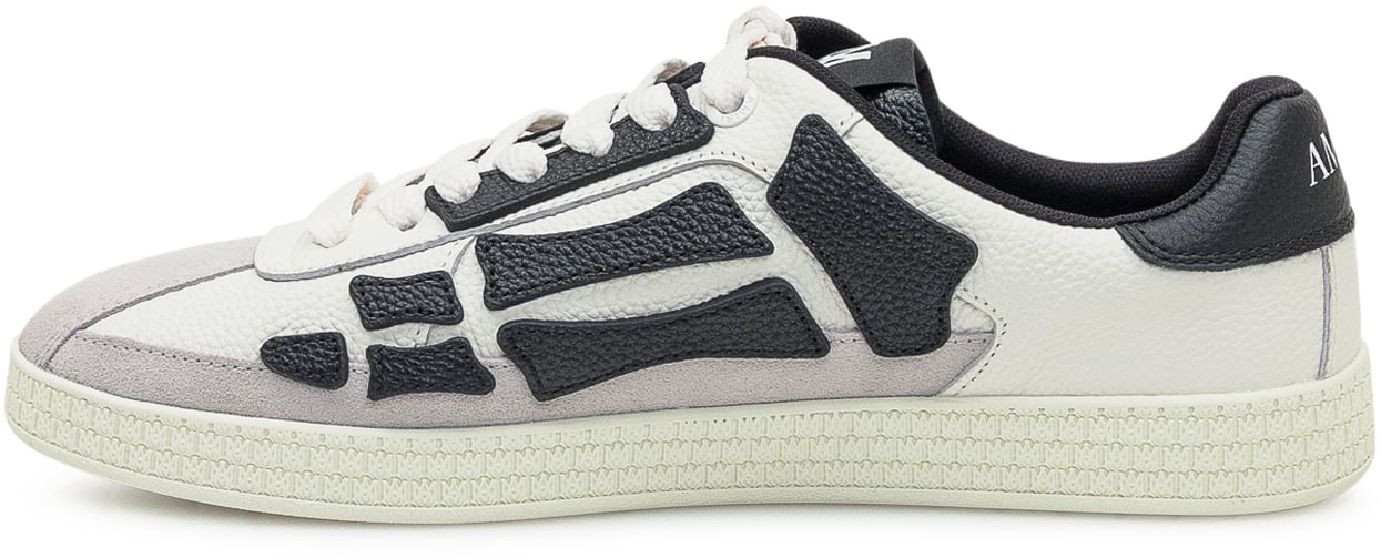 Amiri Amiri Sneakers Bianche e Nere Low-Top Zwart