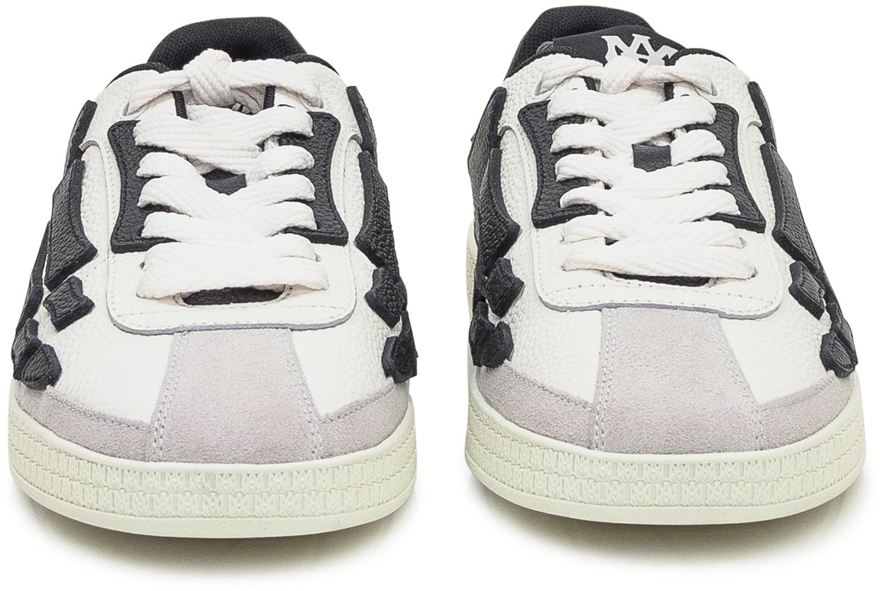 Amiri Amiri Sneakers Bianche e Nere Low-Top Zwart