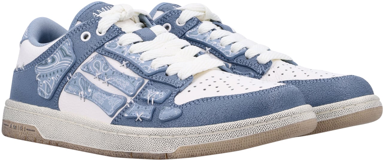 Amiri Bandana Skel Top Low Ashley Blue Blauw