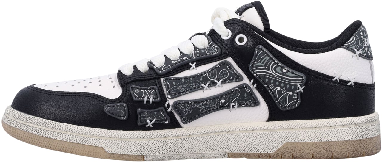 Amiri Bandana Skel Top Low Nero Zwart