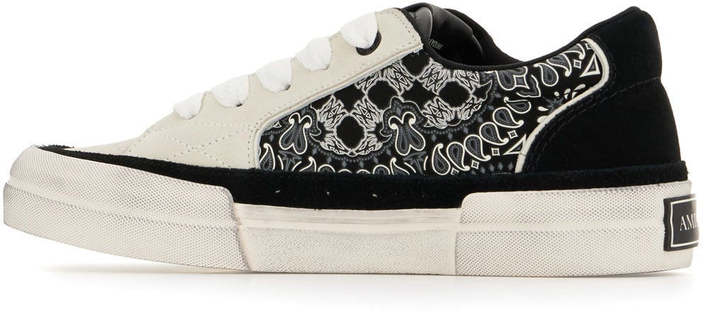 Amiri Amiri Multicolor suede leather Bandana Sunset Skate sneakers Divers