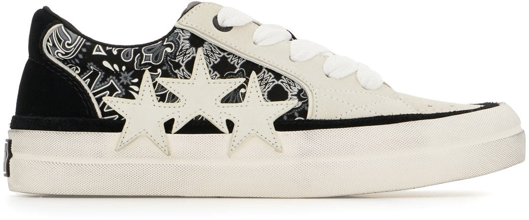 Amiri Amiri Multicolor suede leather Bandana Sunset Skate sneakers Divers
