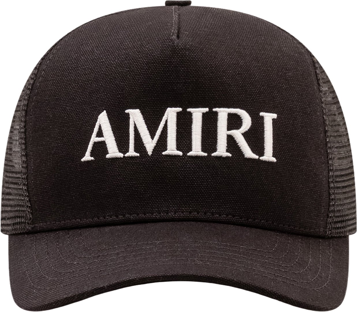 Amiri Cappello Trucker con Logo Ricamato Zwart