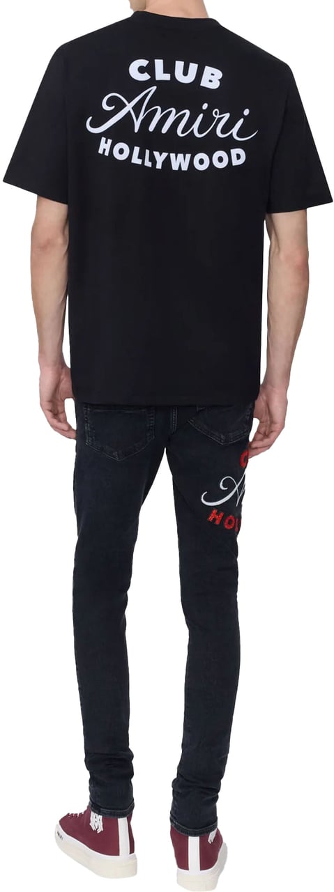 Amiri CLUB AMIRI T-SHIRT BLACK Zwart