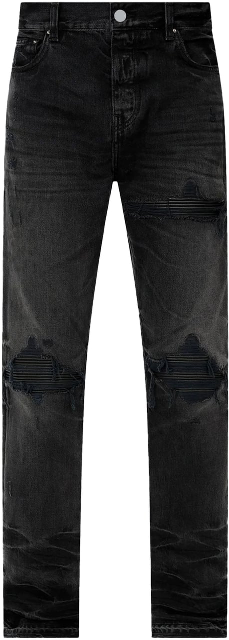 Amiri AMIRI LEATHER STRAIGHT MX1 JEANS Zwart
