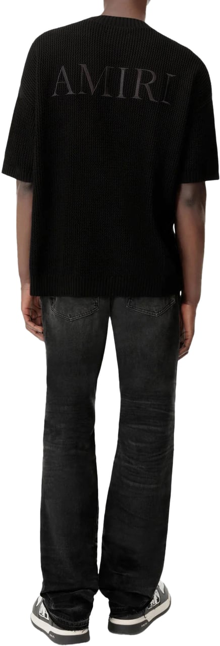 Amiri AMIRI LEATHER STRAIGHT MX1 JEANS Zwart