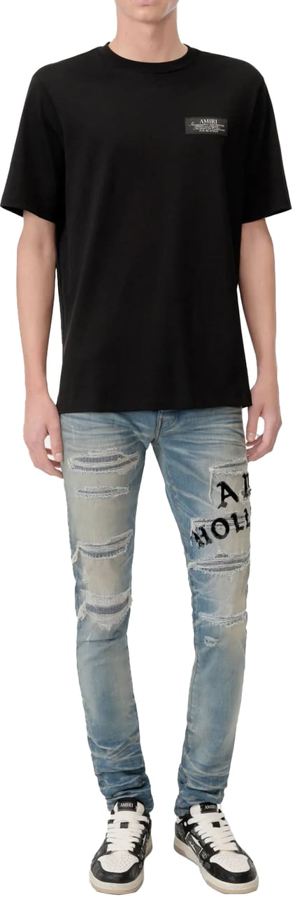 Amiri AMIRI SPIRIT T-SHIRT BLACK Zwart