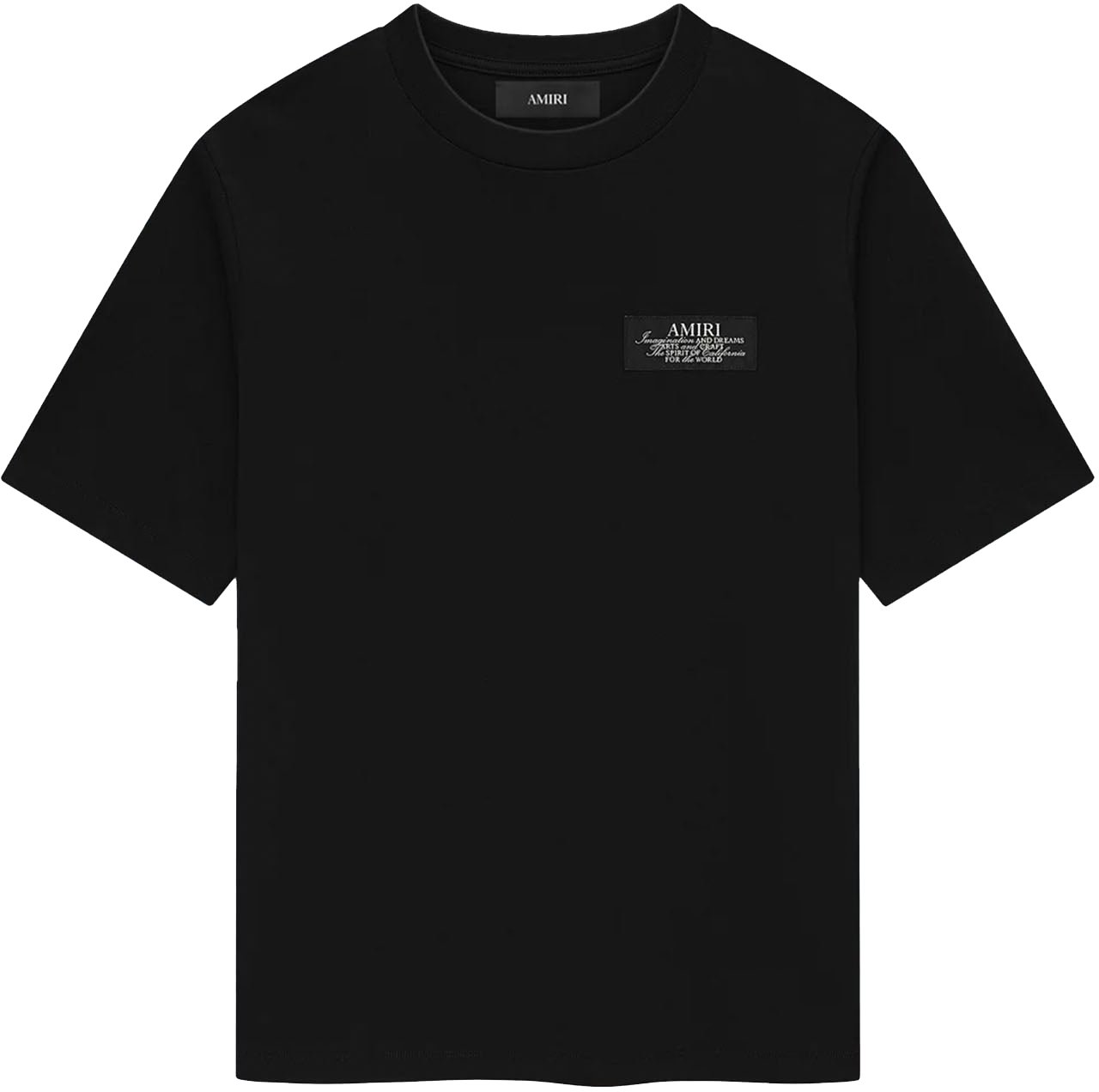 Amiri AMIRI SPIRIT T-SHIRT BLACK Zwart