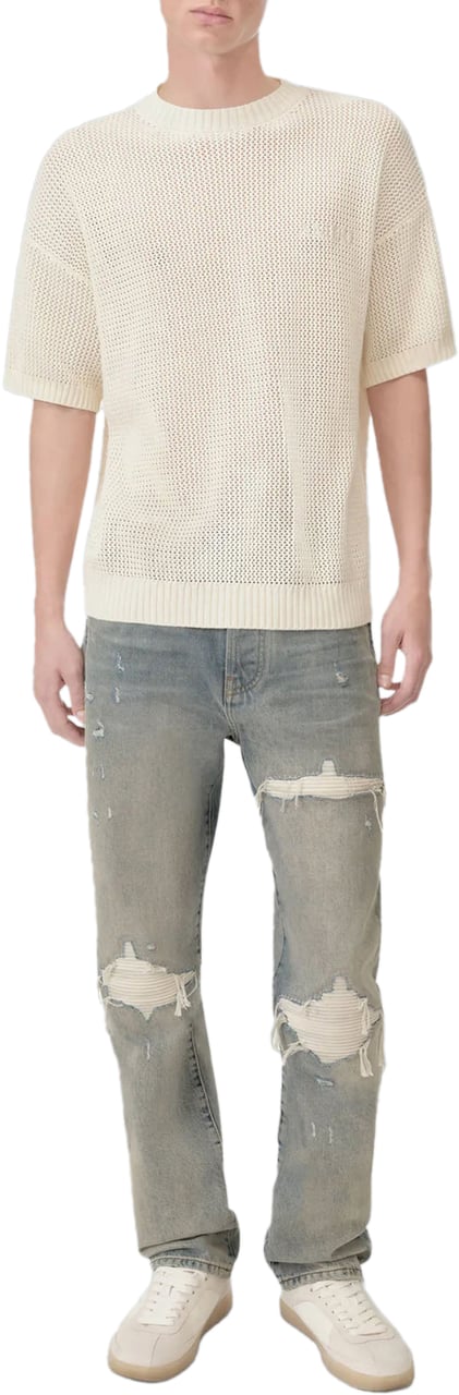 Amiri AMIRI SUEDE STRAIGHT MX1 JEANS Blauw