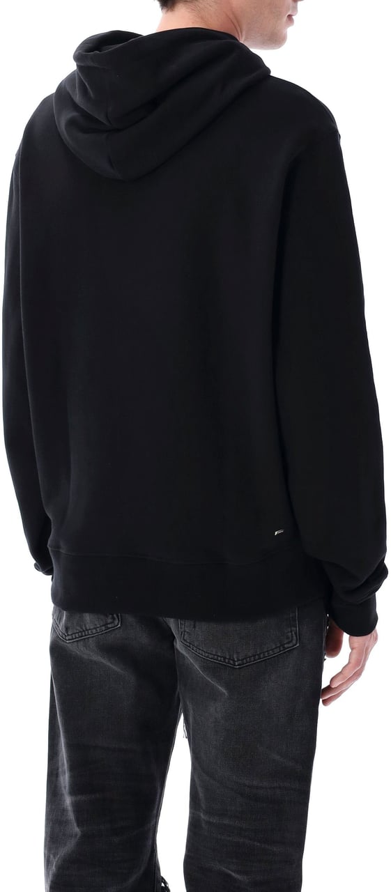 Amiri Staggered Hoodie Nero Zwart