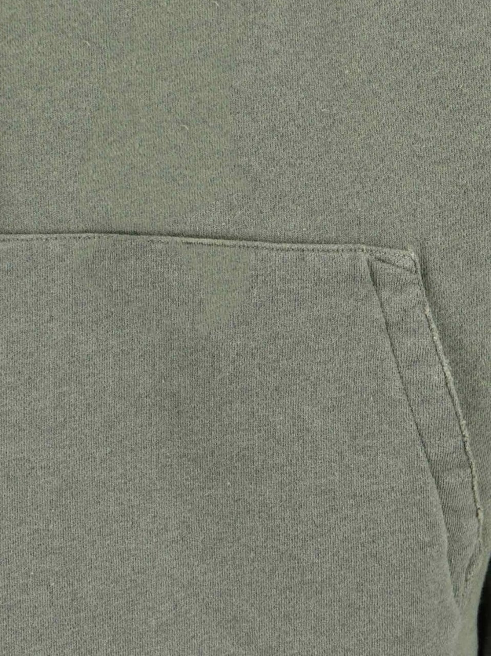 Amiri Muted Green Hoodie With Kangaroo Pocket And Drawstring Hood Groen