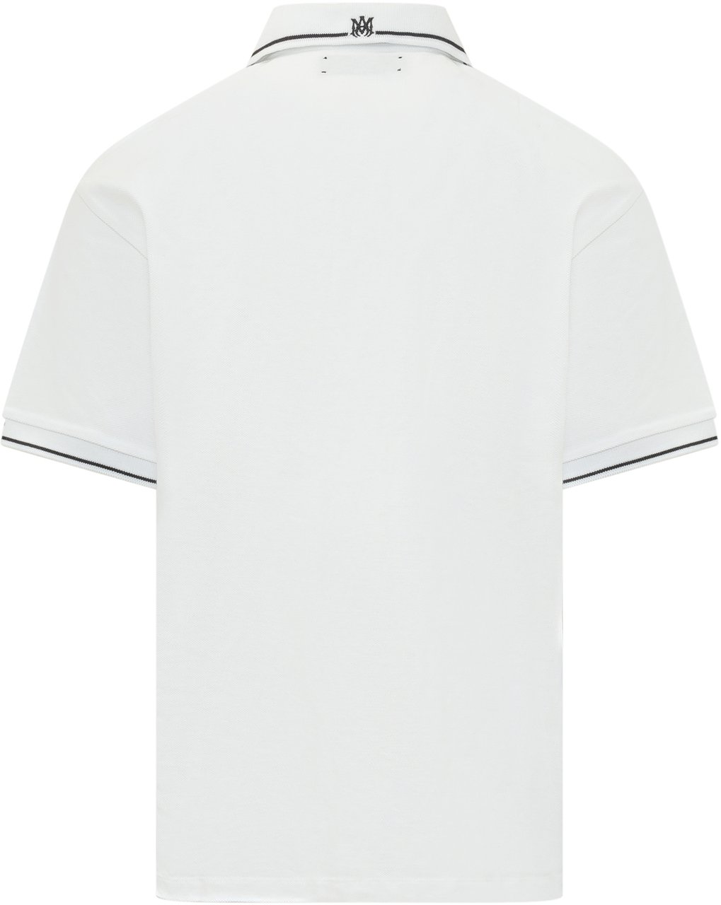 Amiri Polo Core Logo con Ricamo sul Petto Wit