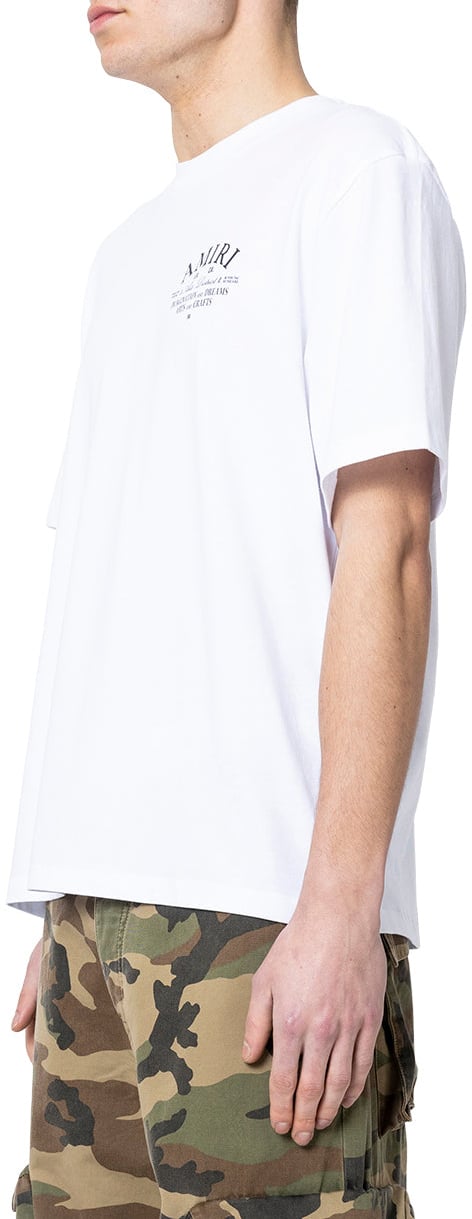Amiri AMIRI ARTS DISTRICT TEE WHITE Wit