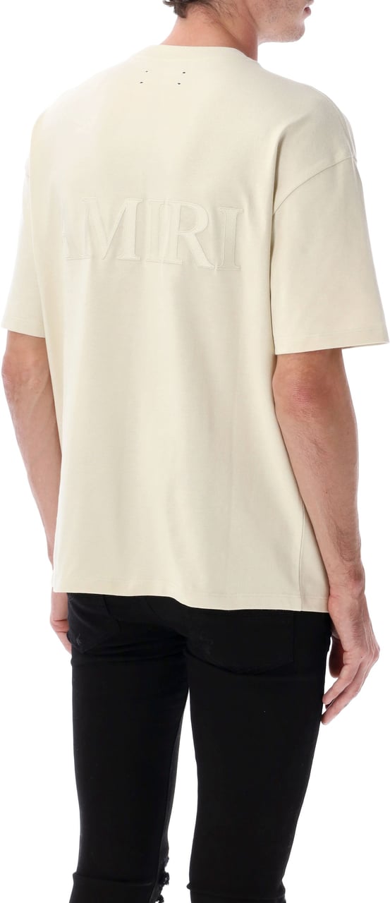 Amiri Oversized Tonal Logo Beige Beige