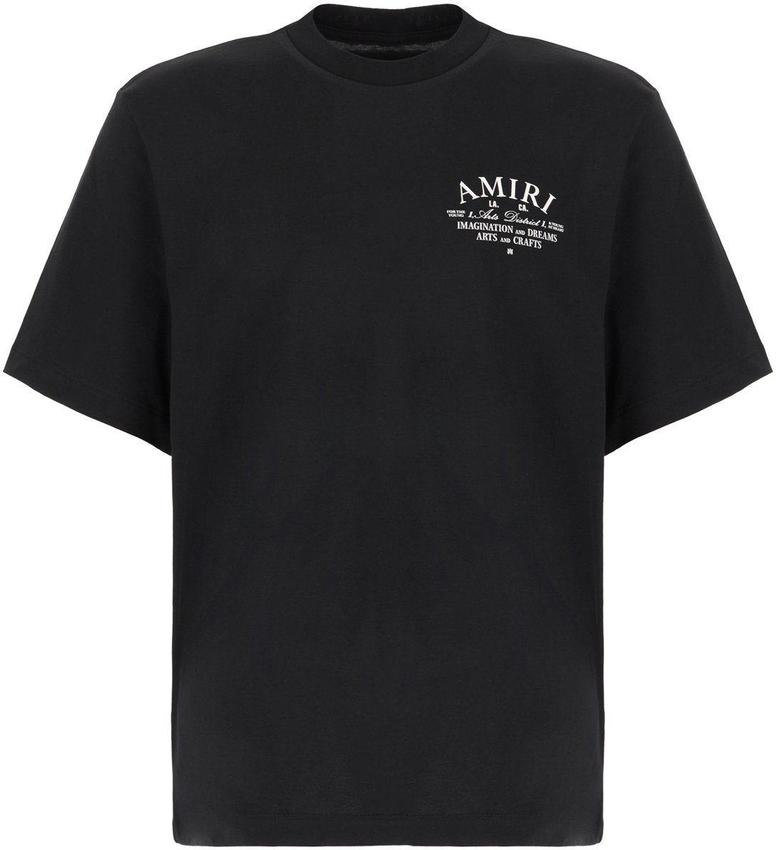 Amiri Black cotton t-shirt Zwart