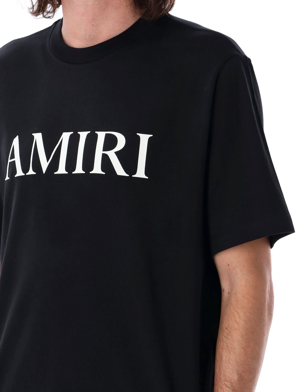 Amiri Core Logo Tee Nero Zwart