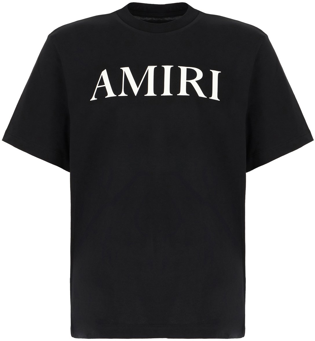 Amiri Black cotton t-shirt Zwart