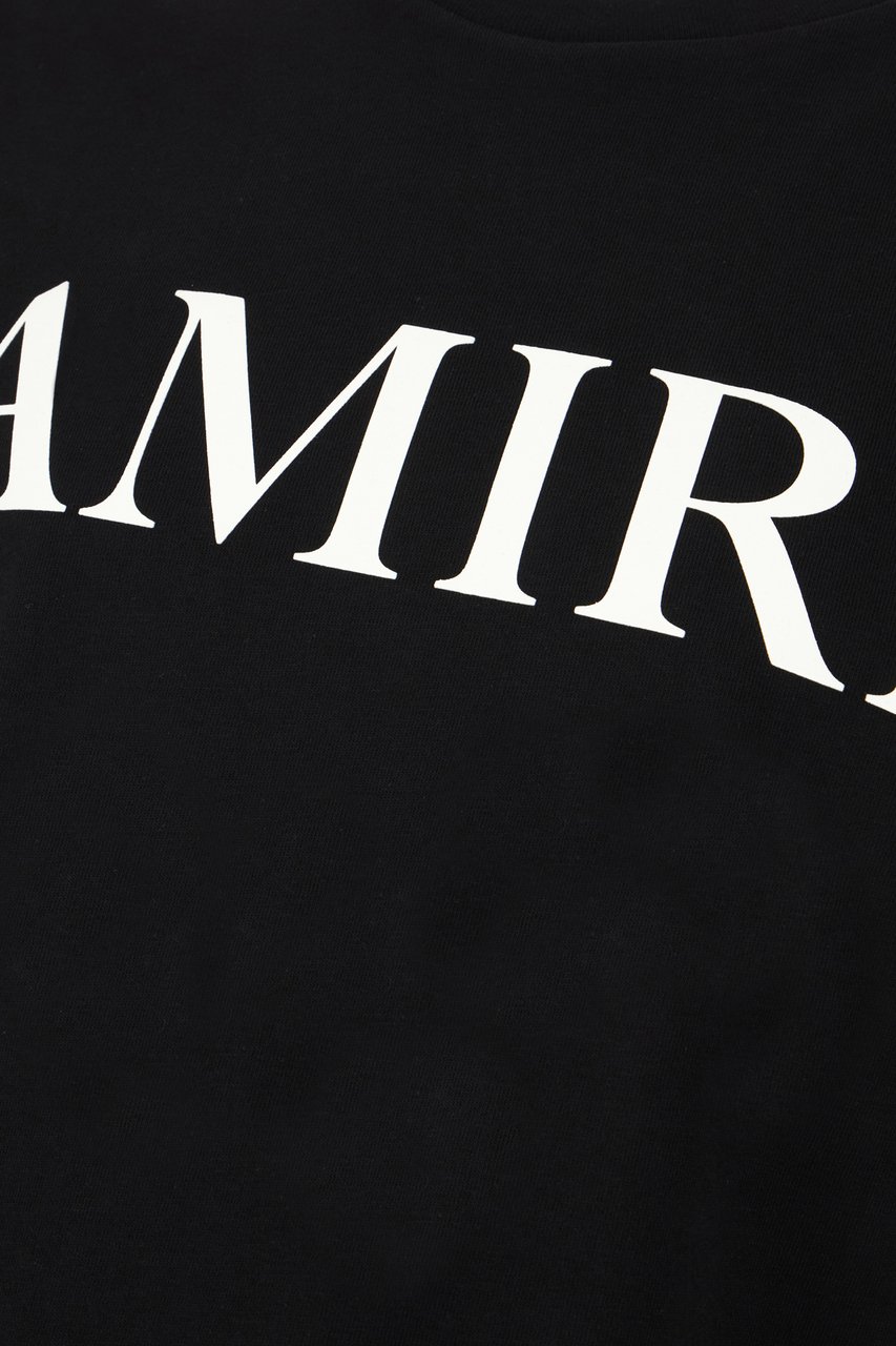 Amiri Black cotton t-shirt Zwart