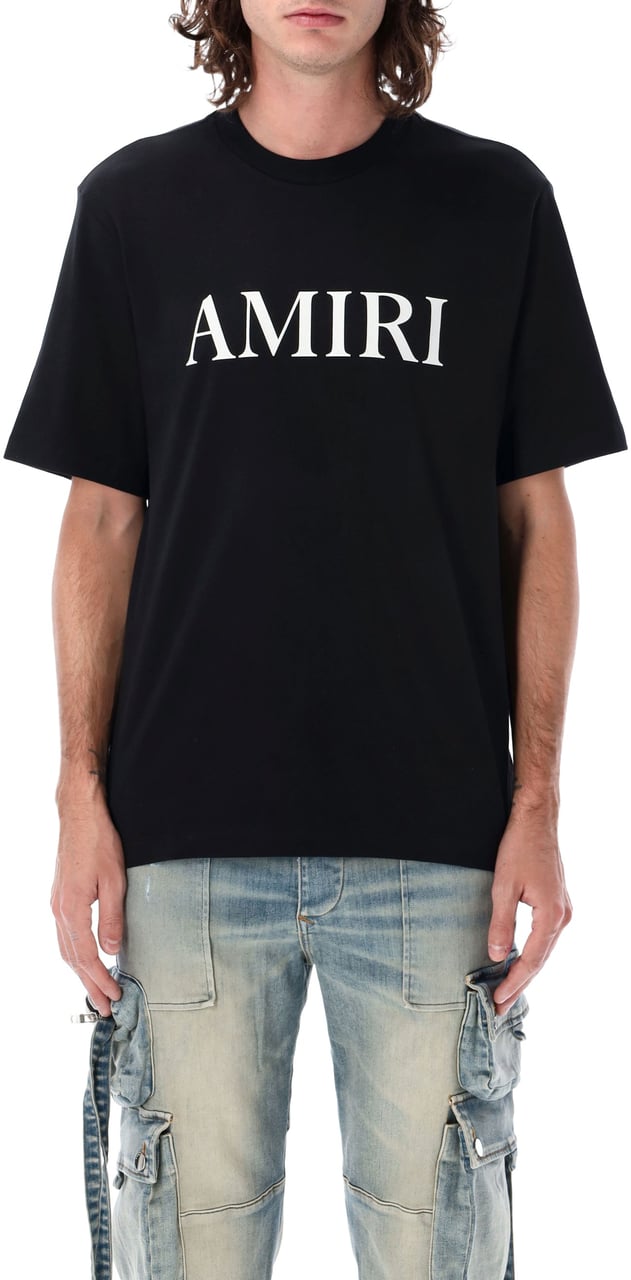 Amiri Core Logo Tee Nero Zwart