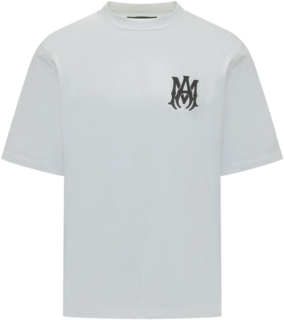 Amiri T-shirt Core Logo con Girocollo e Stampa sul Petto Wit