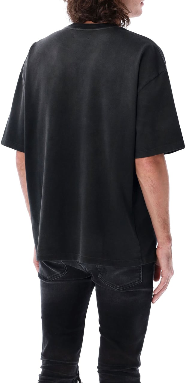 Amiri Vintage Wash Pegasus Tee Nero Zwart