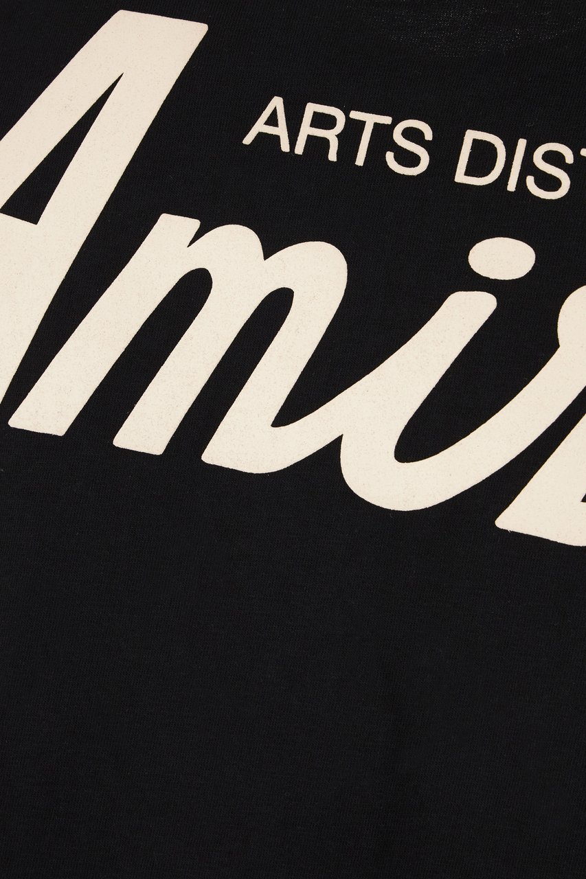 Amiri Amiri Black cotton t-shirt Zwart