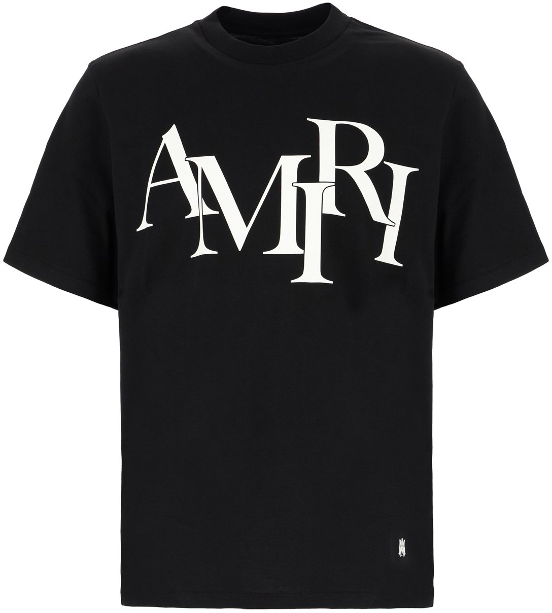 Amiri Amiri Black cotton t-shirt Zwart