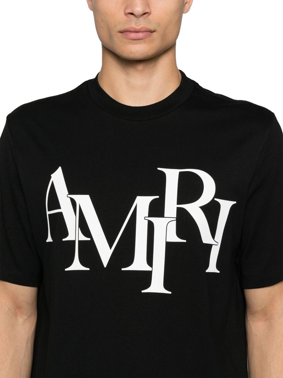 Amiri T-Shirts And Polos Nero Zwart