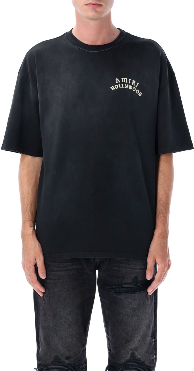 Amiri Amiiri Hollywood Tshirt Nero Zwart