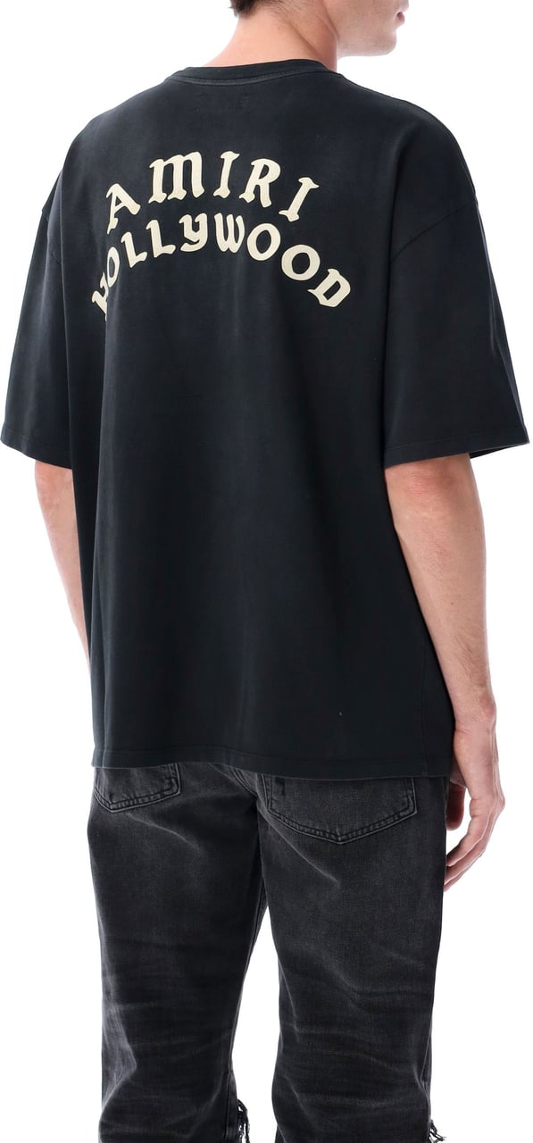 Amiri Amiiri Hollywood Tshirt Nero Zwart