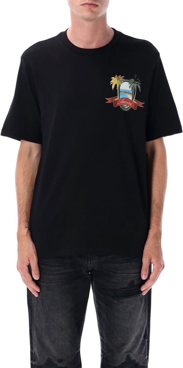 Amiri Paradise Tee Nero Zwart