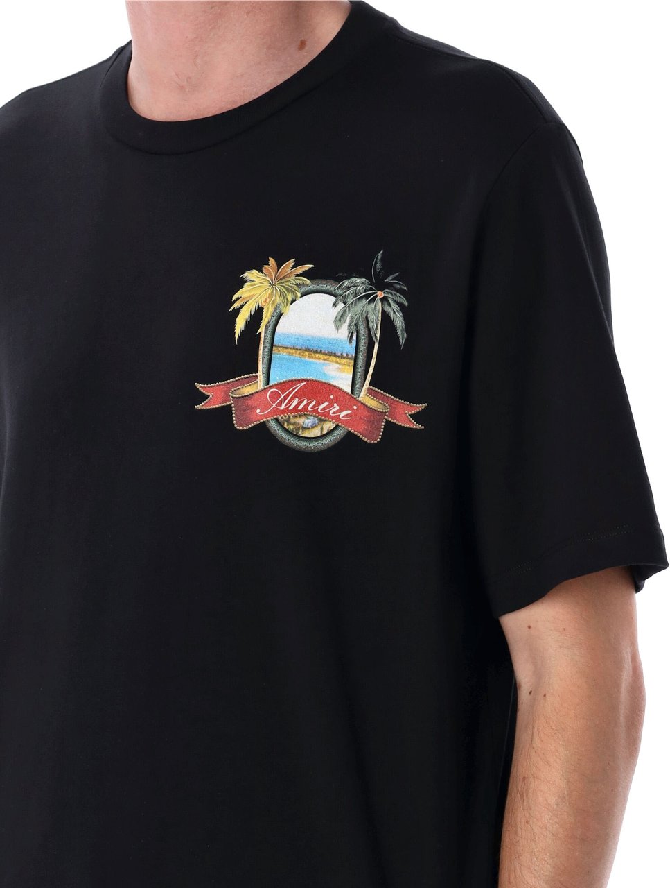 Amiri Paradise Tee Nero Zwart