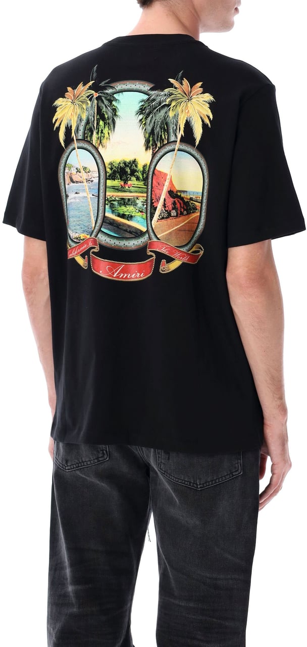 Amiri Paradise Tee Nero Zwart