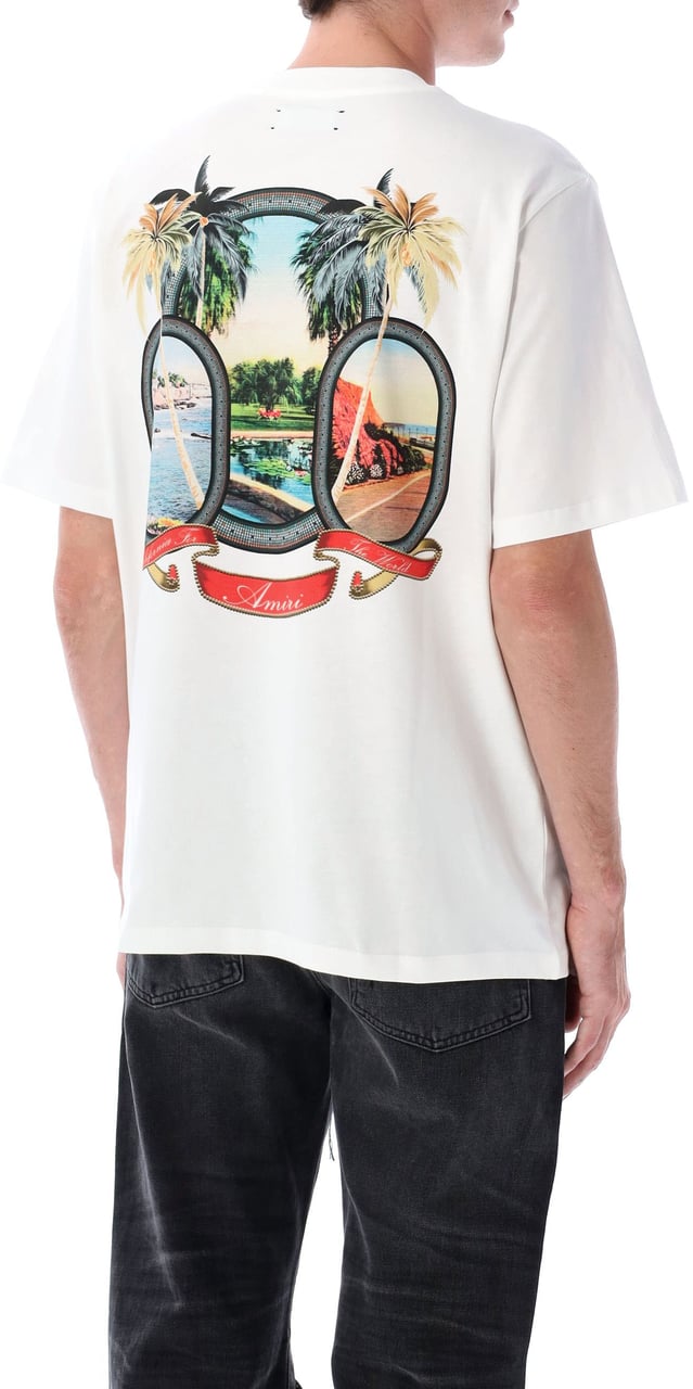 Amiri Paradise Tee Bianco Wit