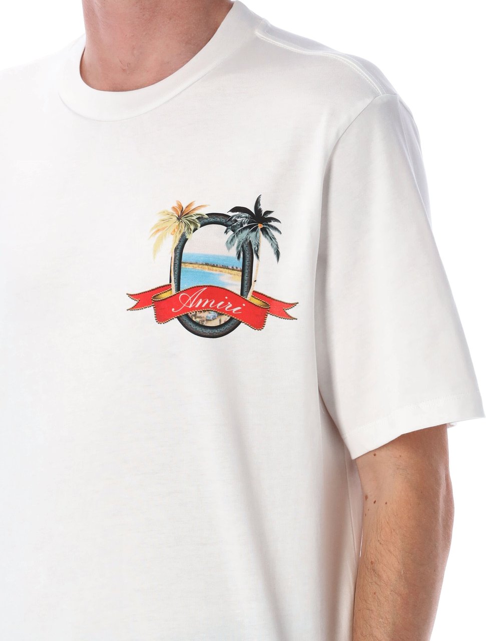 Amiri Paradise Tee Bianco Wit
