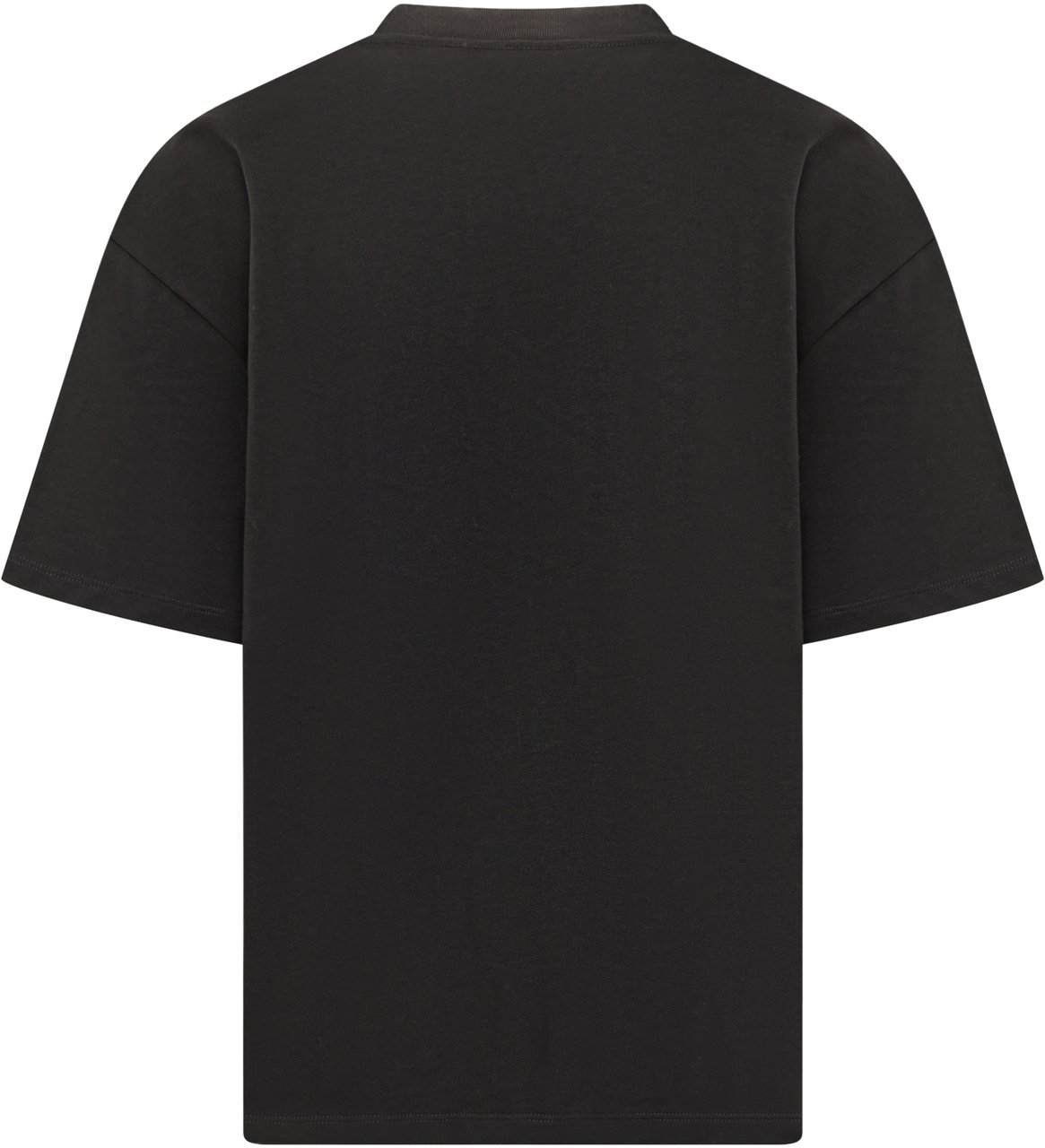 Amiri Amiri T-Shirt Nera Club Hollywood Ricamata Zwart