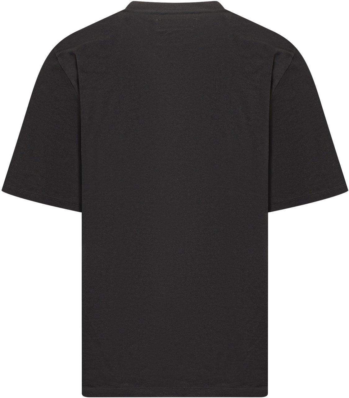Amiri Amiri T-Shirt Nera con Logo Hollywood Zwart