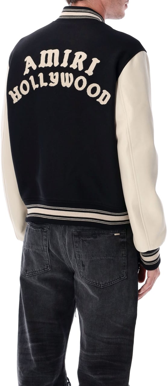 Amiri Hollywood Bomber Nero Zwart