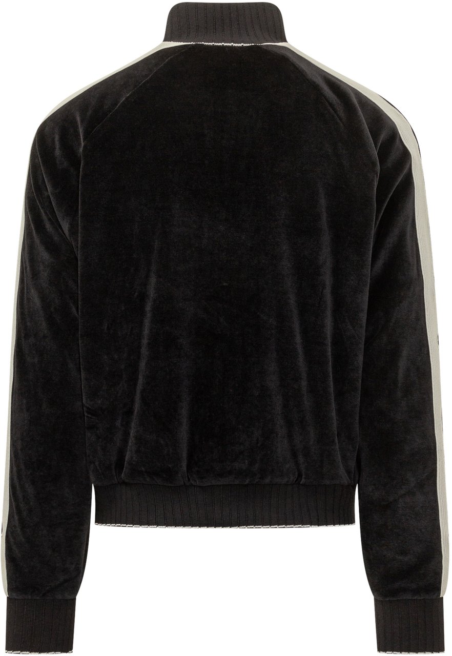 Amiri Giacca Track Bones Con Zip Zwart