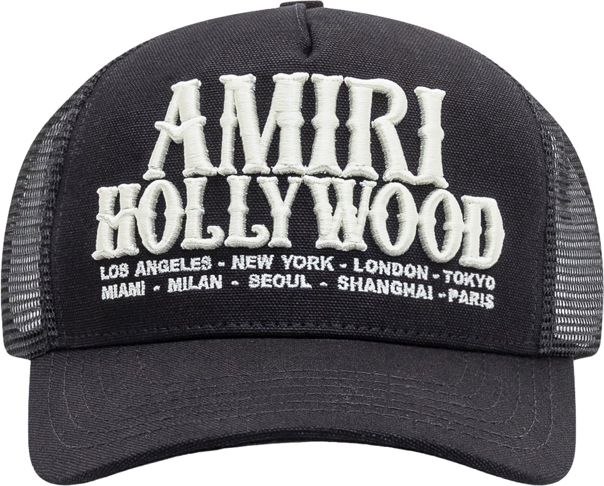 Amiri Cappellino Hollywood Trucker Zwart